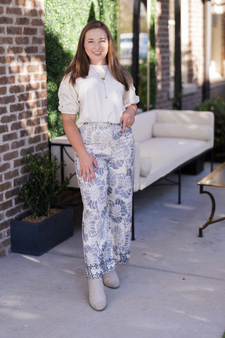 Moonlit Damask Trousers
