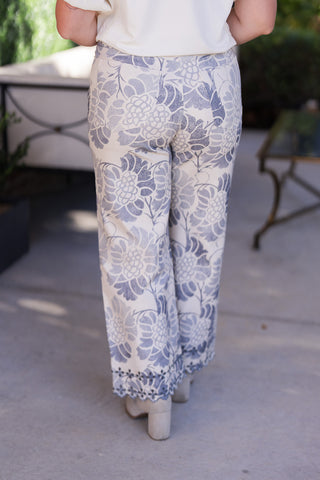 Moonlit Damask Trousers