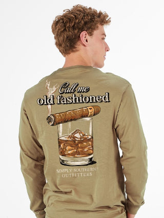 Simply Southern Men's Bourbon Longlseeve - barndoorboutiquetn