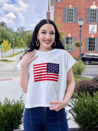 Stars & Stripes Top - barndoorboutiquetn