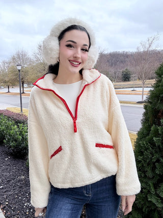 Snow Bunny Teddy Pullover - barndoorboutiquetn