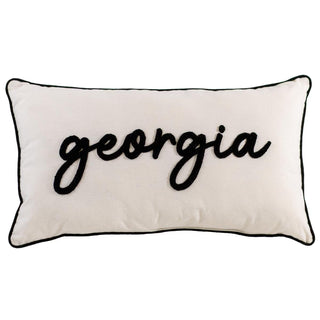 Georgia Embroidered Pillow - barndoorboutiquetn