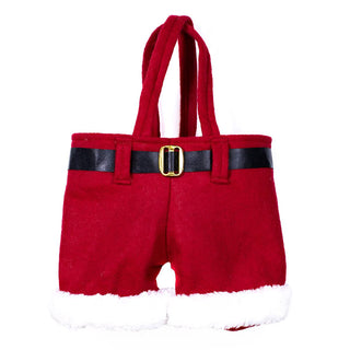 Santa Pants Wine Tote - barndoorboutiquetn