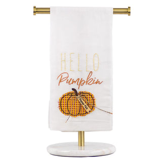 Hello Pumpkin Hand Towel - barndoorboutiquetn