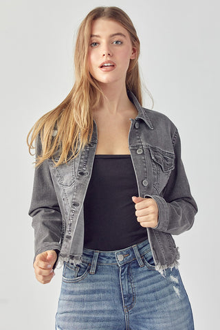Risen City Smoke Denim Jacket