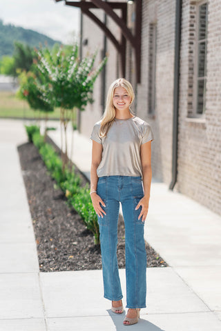 Precious Metals Top - barndoorboutiquetn