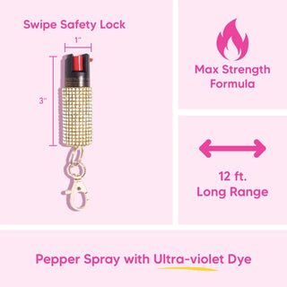 Rhinestone Pepper Spray - barndoorboutiquetn