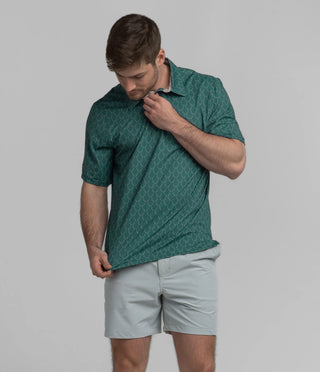 Love Of The Hunt Printed Polo - barndoorboutiquetn