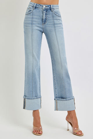 Risen Dahlia Wide Leg Jeans - barndoorboutiquetn