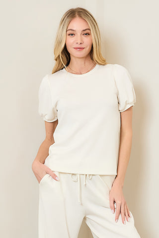 Daydream Puff Sleeve Top - barndoorboutiquetn