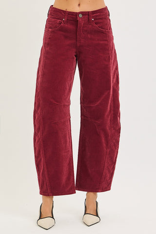 Risen Garnet Corduroy Pants