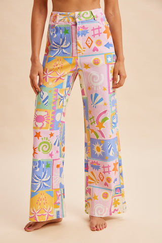 Postcard From Paradise Denim Pants - barndoorboutiquetn
