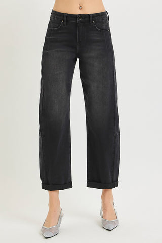 Smoked Quartz Barrel Jeans - barndoorboutiquetn