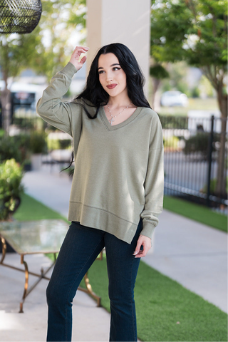 Modern V-Neck Weekender - barndoorboutiquetn
