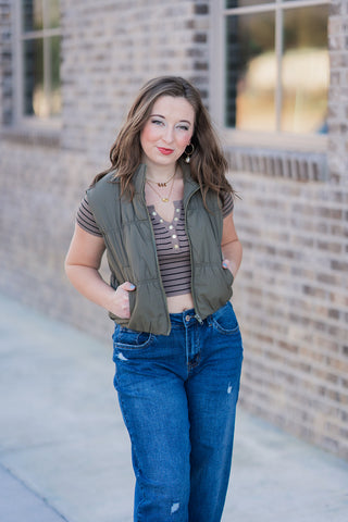 Bubbly Puffer Vest - barndoorboutiquetn