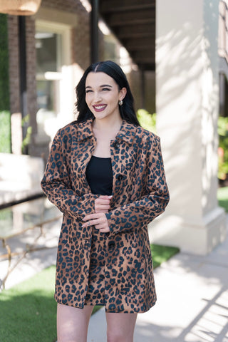 Sharon Leopard Coat