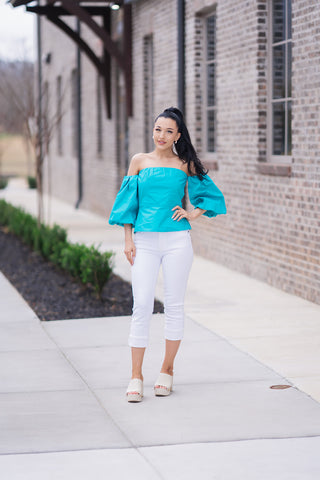 Sultana Peplum Top - barndoorboutiquetn