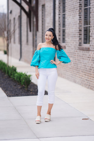 Sultana Peplum Top - barndoorboutiquetn