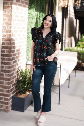 Midnight Garden Top