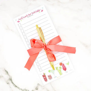 Cocktails To Do List Gift Set - barndoorboutiquetn