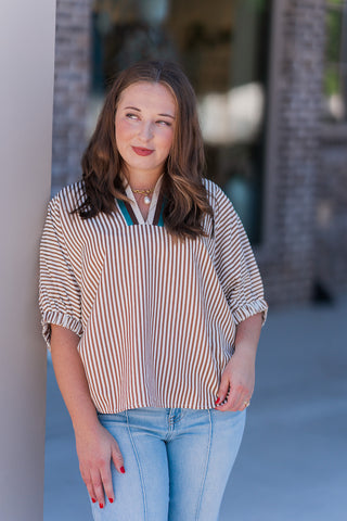 Juniper Stripe Blouse