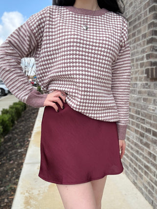 Harlequin Bloom Sweater