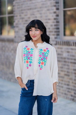 Isabela Blouse - barndoorboutiquetn