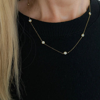 Dainty Diamond Necklace - barndoorboutiquetn