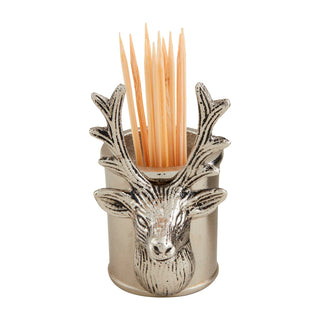 Toothpick Holder w/ Reindeer - barndoorboutiquetn