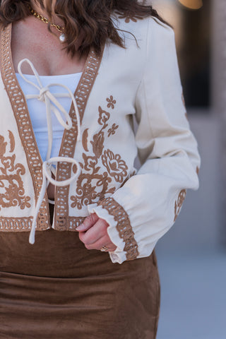 Wanderlust Embroidered Vest