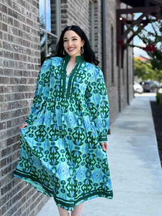 Sapphire Meadow Midi - barndoorboutiquetn
