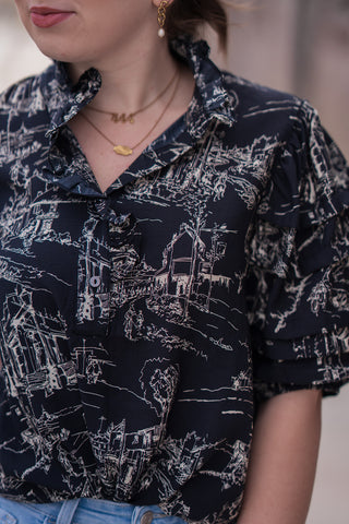 Lost City Blouse - barndoorboutiquetn