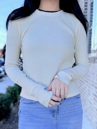 Vanilla Cream Waffle Top