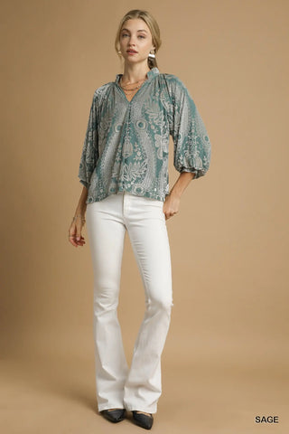 Velvet Renaissance Top
