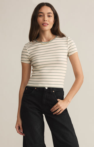 Z Supply Saxton Striped Tee - barndoorboutiquetn