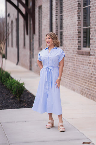 Sailing Away Midi Dress - barndoorboutiquetn