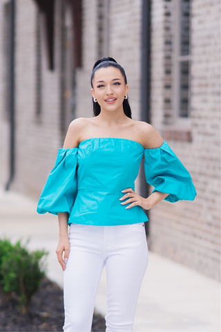 Sultana Peplum Top - barndoorboutiquetn