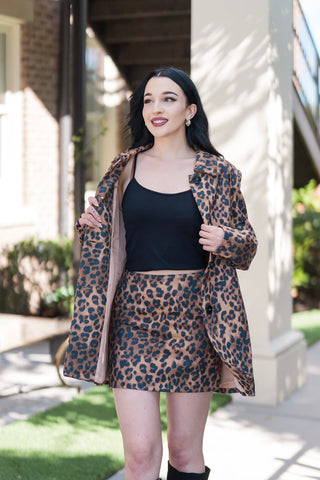Sharon Leopard Coat