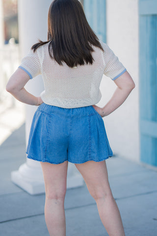 Margot Tencel Shorts - barndoorboutiquetn