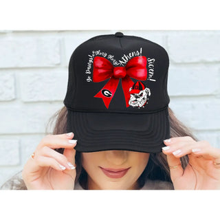 Preppy Bulldogs Trucker Hat - barndoorboutiquetn