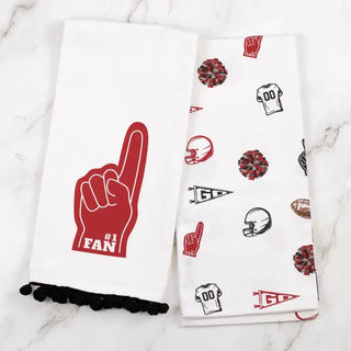 Football Fan Hand Towels - barndoorboutiquetn