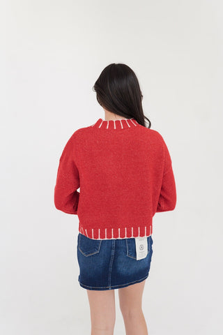 Yuletide Ribbon Sweater