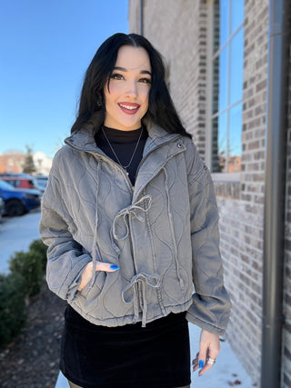Shadow Quilt Jacket - barndoorboutiquetn