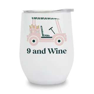 9 and Wine Tumbler - barndoorboutiquetn