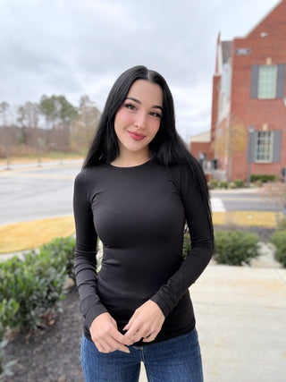 Essential Crewneck Top - barndoorboutiquetn