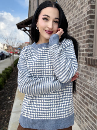 Harlequin Bloom Sweater