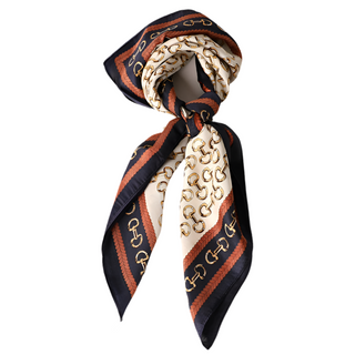 Horsebit Satin Scarf - barndoorboutiquetn