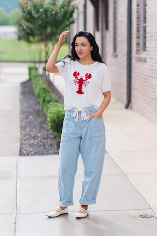 Lil Lobster Knit Top