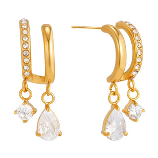 Mallori Charm Hoops