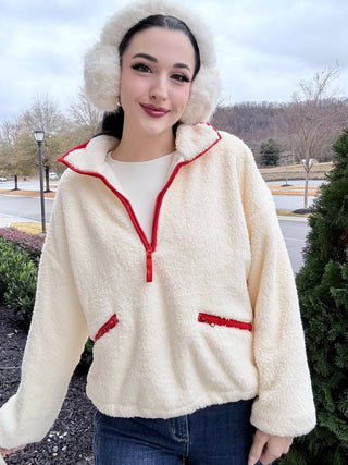 Snow Bunny Teddy Pullover - barndoorboutiquetn